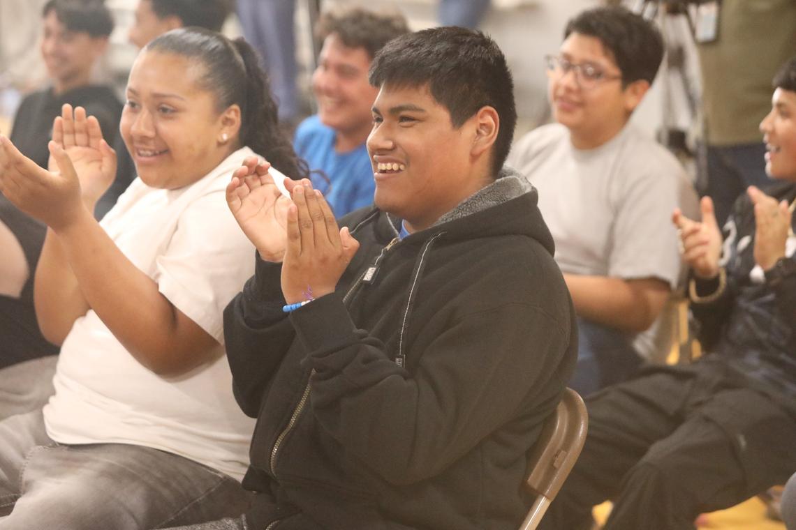 Caruthers eighth graders were some of the 88 students in Caruthers Unified School District what received a brand-new laptop from Comcast earlier this month.&nbsp;