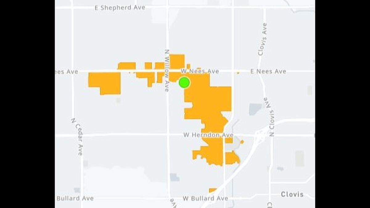Pacific Gas & Electric is working to restore power to customers in northeast Fresno.