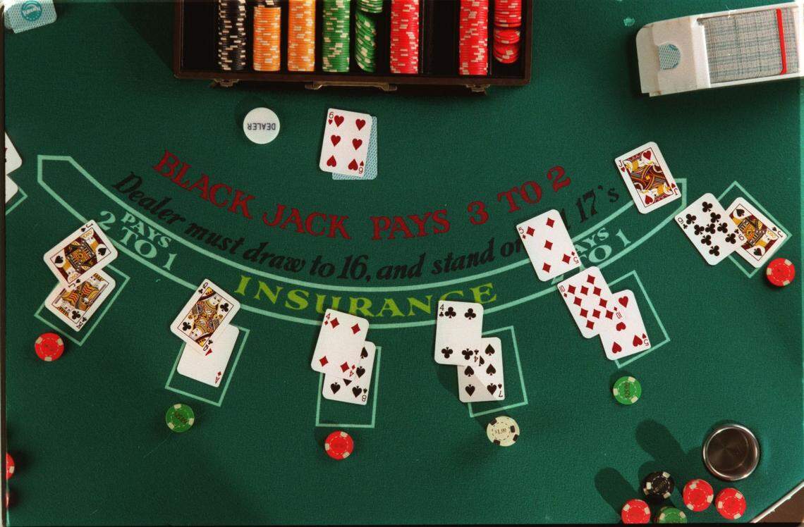 Blackjack, the popular game played at many casinos, could get banned at state-licensed card rooms throughout California under a new proposal to restrict “banked card” gambling under the state’s Department of Justice.