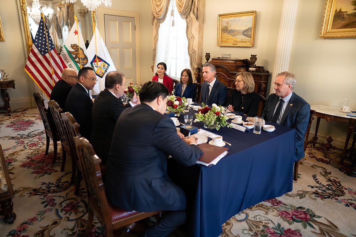 Mexican delegation met with Gov. Gavin Newsom in Sacramento this week to advance a new climate partnership between California and the Mexican state of Sonora. &nbsp;