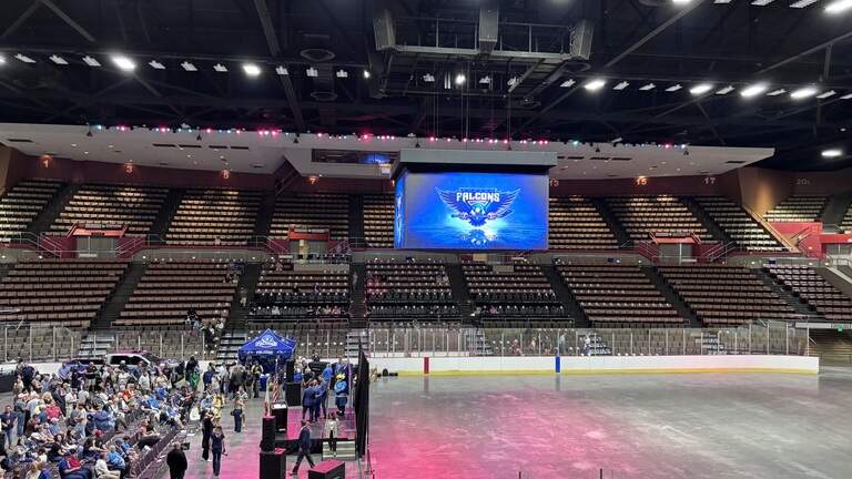 $625,000 scoreboard unveiled at Selland Arena, in time for Fresno Falcons opener