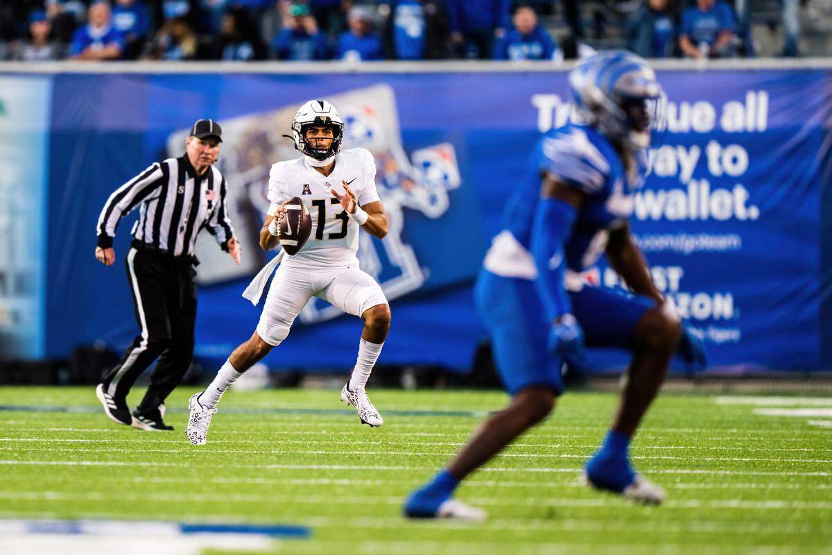 Former Central Florida quarterback Mikey Keene is transferring to Fresno State. Keene played in four games last season, hitting 72.3% of his passes with six touchdowns and only one interception.