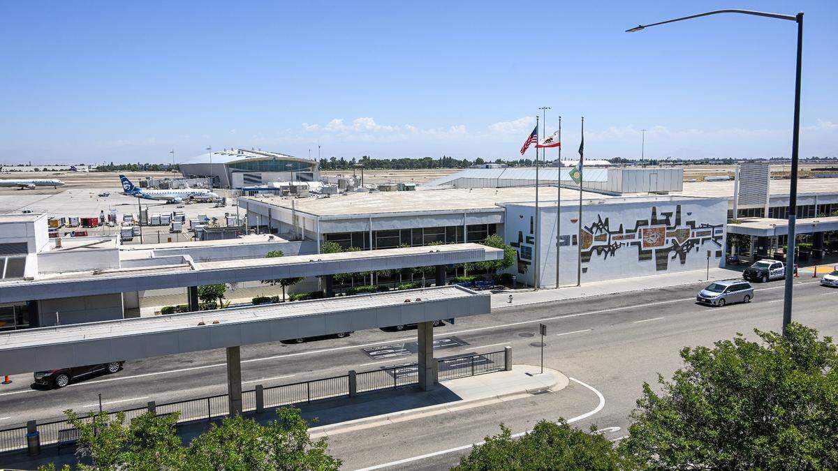 The terminal at Yosemite International Airport photographed on Friday, June 7, 2024.