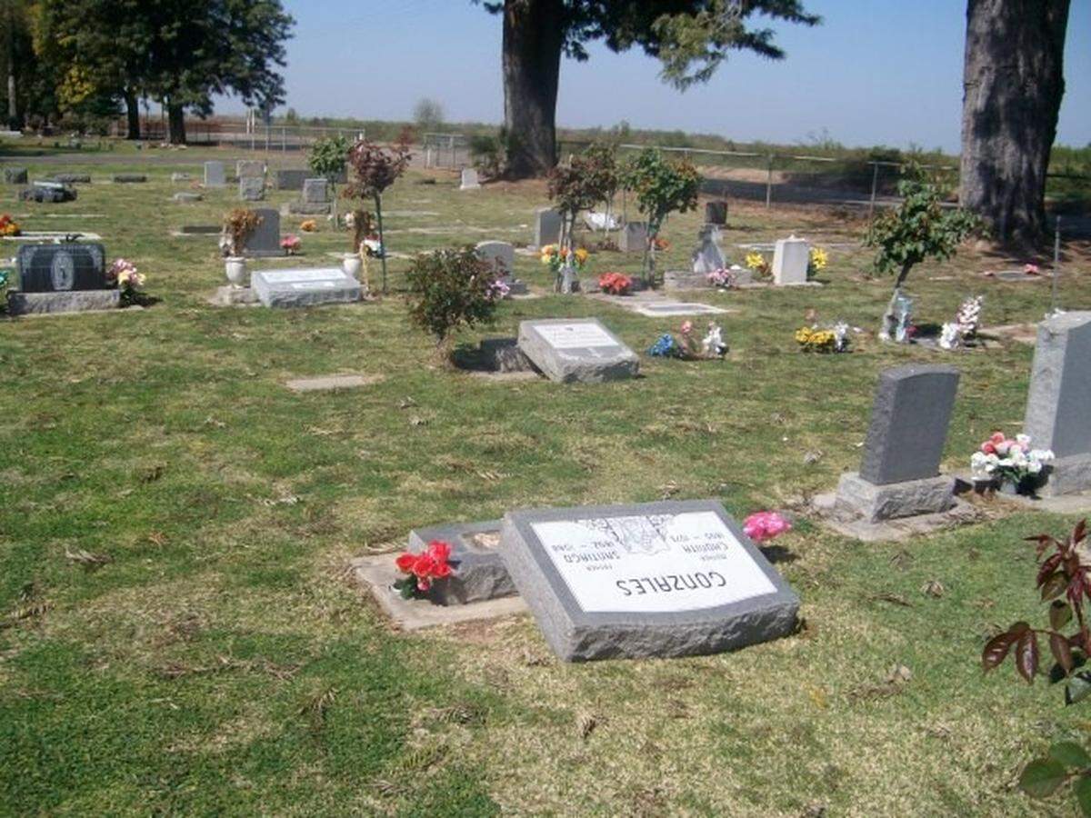 Del Rey Cemetery near Sanger is seen in 2008.