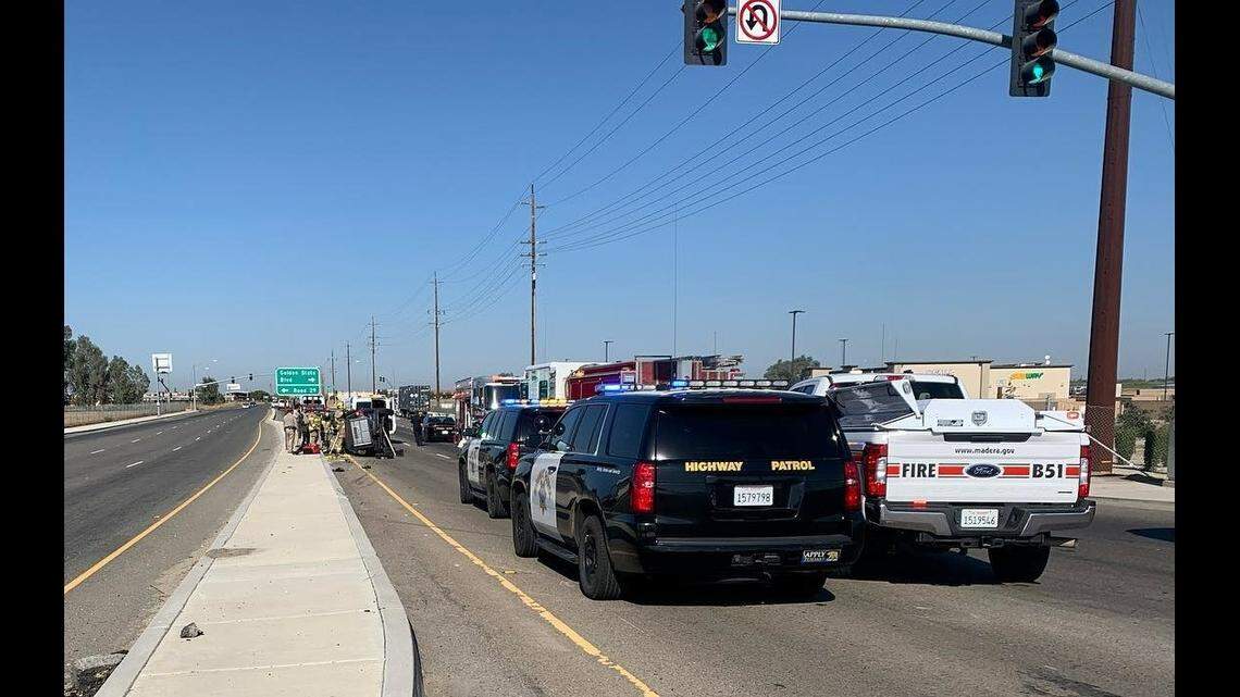 A solo vehicle crash in Madera was fatal on Tuesday, Aug. 30, 2022, according to the California Highway Patrol.