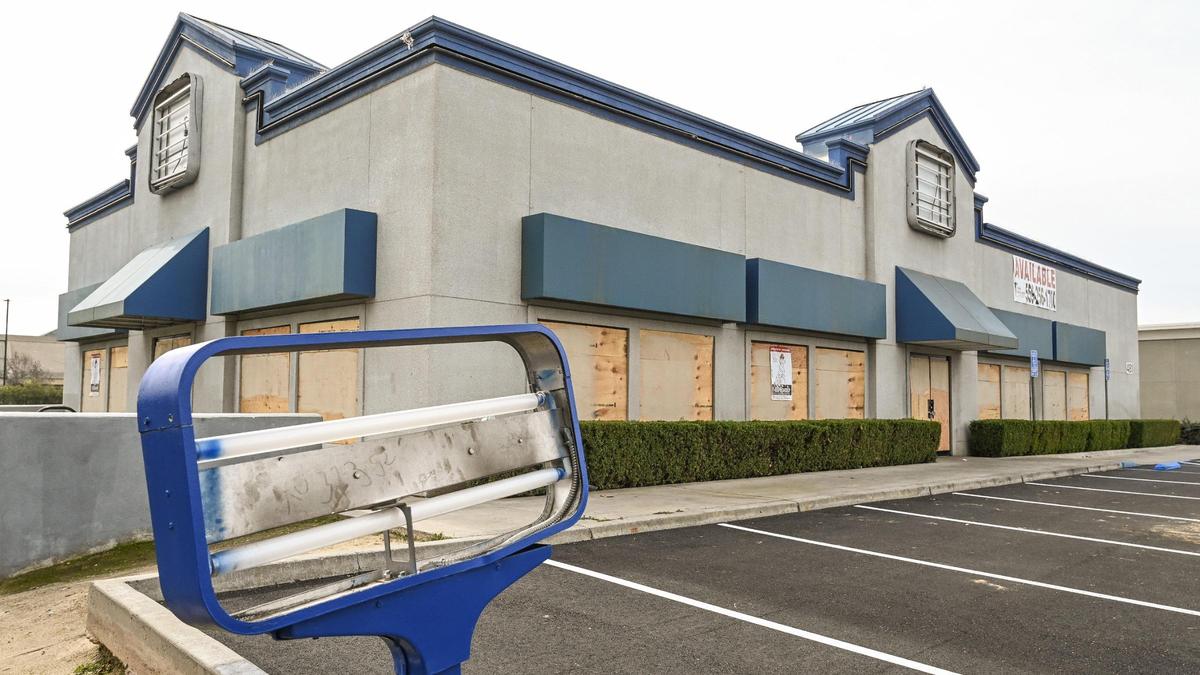 The Burger King in front of Fashion Fair mall is closed and boarded up with all signs removed in this file photo from 2023. The building will be remodeled into a Dave’s Hot Chicken restaurant.
