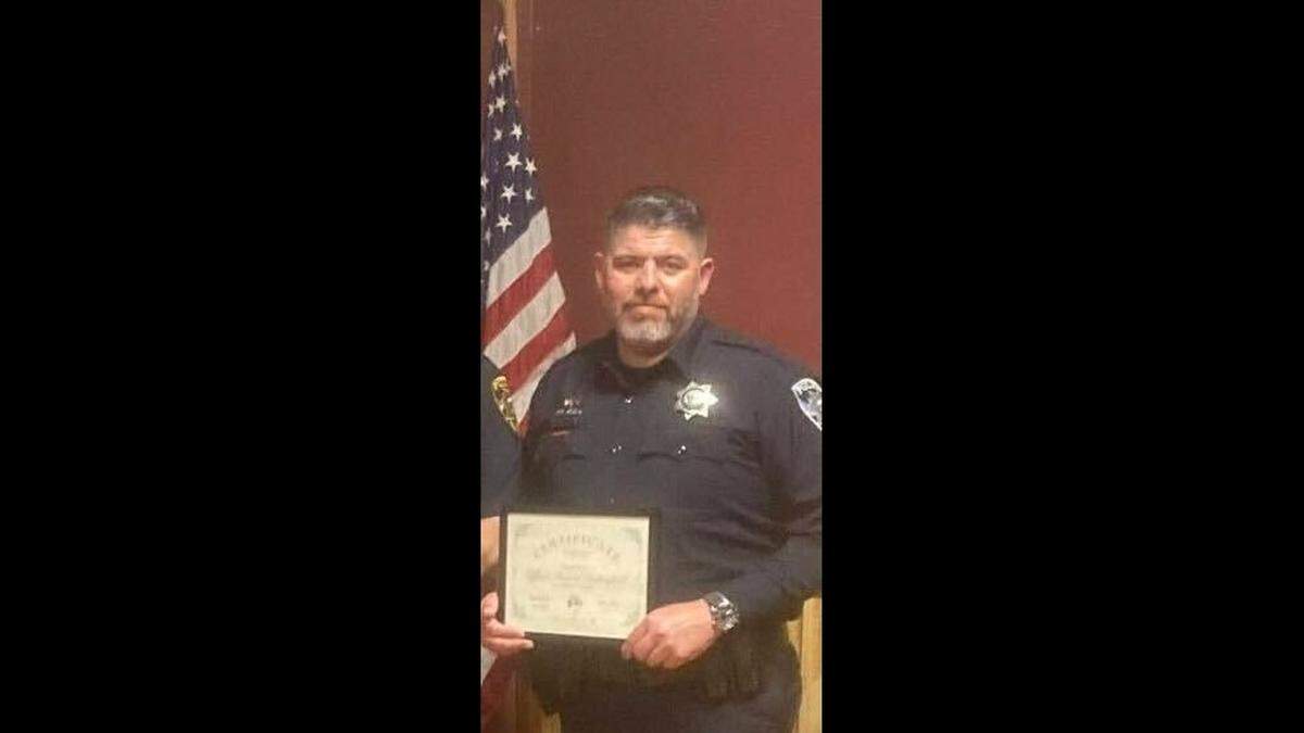 Daniel Battenfied, a Sanger police officer, was accused of illegally selling firearms during a hearing Friday, Dec. 20, 2024. He pleaded not guilty.