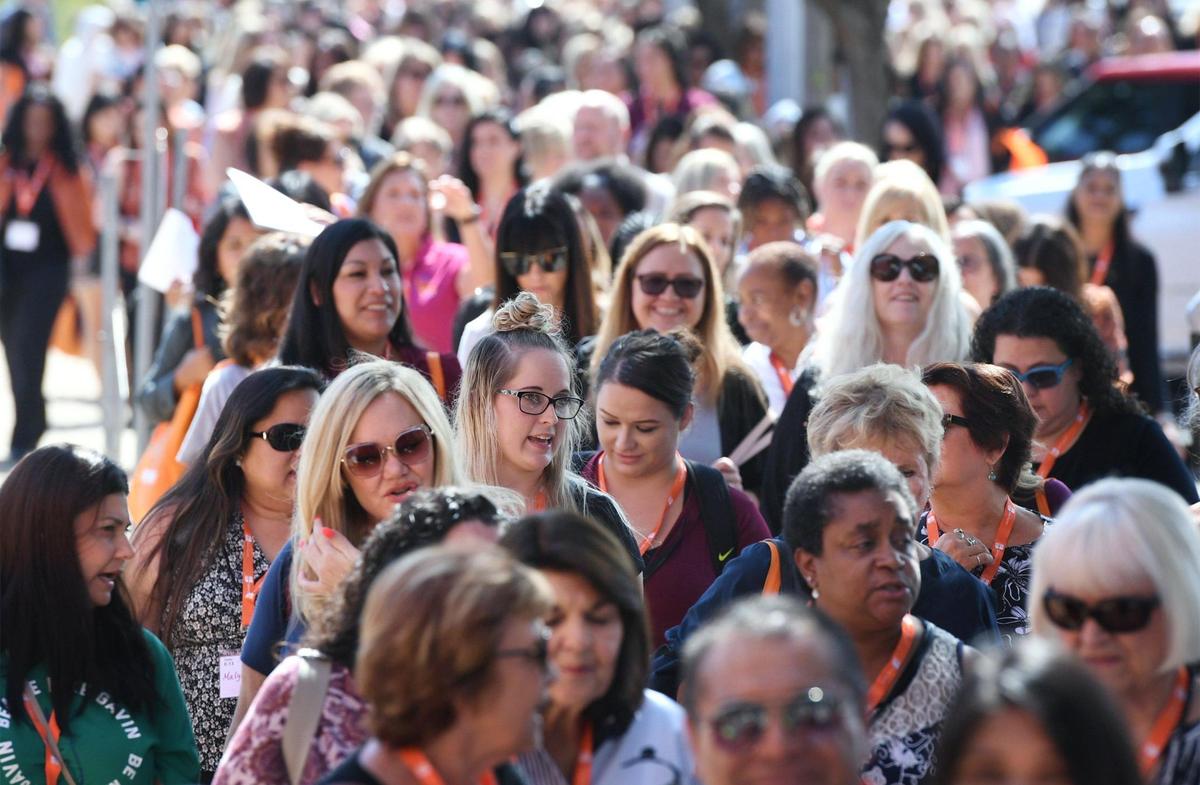 Organizers estimated over 3,500 people attended the 2022 Central California Women’s Conference Tuesday, Sept. 20, 2022 in downtown Fresno.