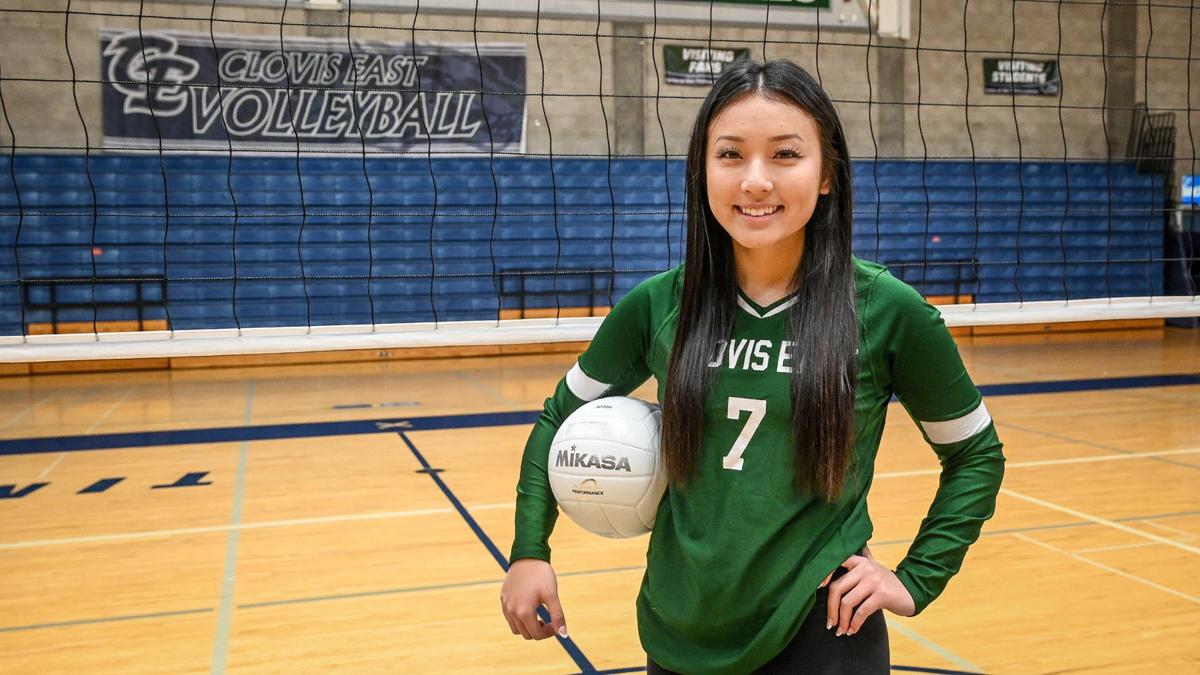 Clovis East volleyball setter Jayden Xiong is The Bee’s Player of the Year. She’ll play at Fresno State next season.