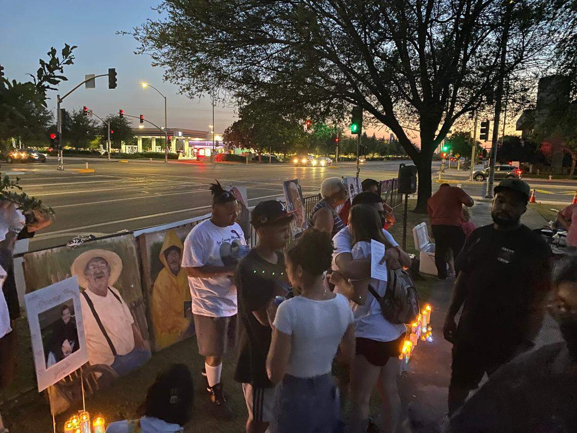 A Citywide Candlelight Vigil was held at Herndon and Milburn avenues in Fresno, California on Wednesday, May 25, 2022.