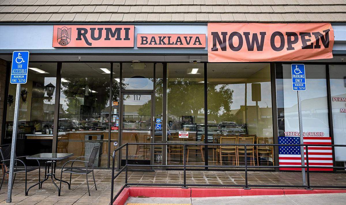 Rumi Baklava is now open on West Shaw and Marks in Fresno. It's the second business opened by Hamed Alghazali who also runs Fabiano Coffee Roasters and will soon open Rumi Coffee on Fresno and Alluvial.