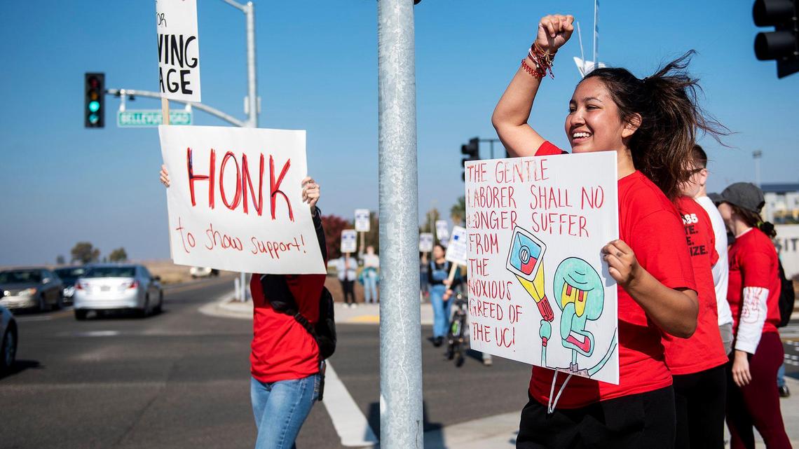 Thousands on strike across University of California schools, including UC Merced