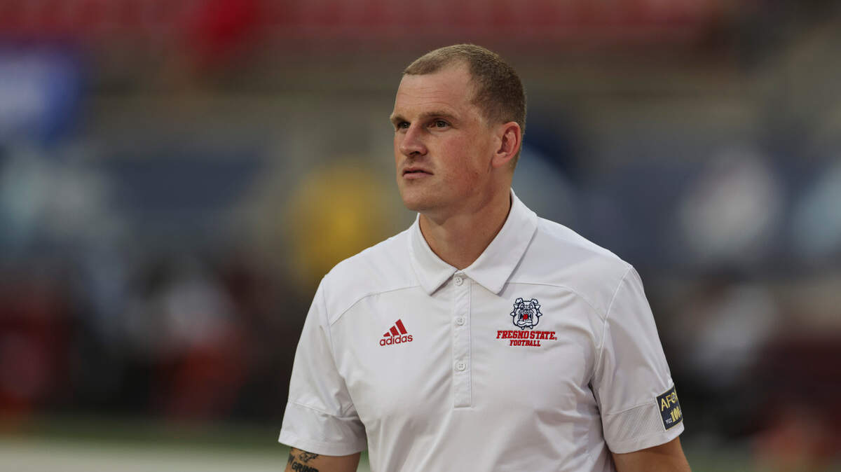 Fresno State offensive coordinator Pat McCann was the receivers coach last season when the Bulldogs ranked first in the Mountain West Conference in total offense and scoring offense.