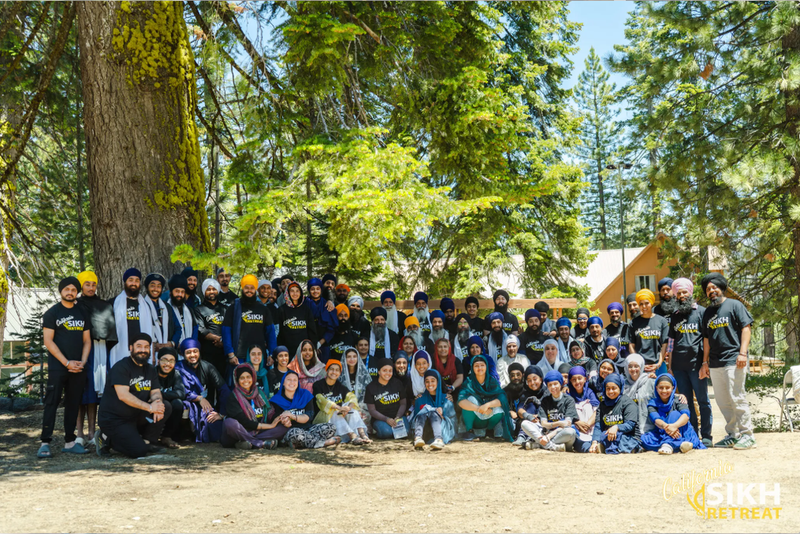 Group photo from the 2024 California Sikh Retreat.