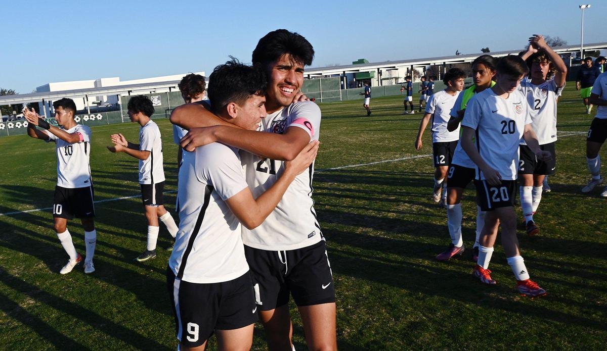 Central defeated Clovis East 2-1 in the Tri-River Athletic Conference finale on Friday, Feb. 11, 2022. The Grizzlies and Timberwolves finish as TRAC co-champions.