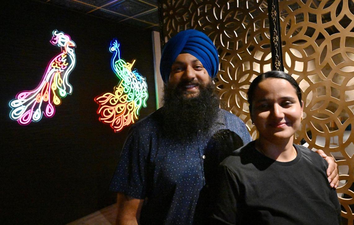 Mandeep Pelia, right, and her husband Manpreet Singh, have opened Gulab Indian Bistro specializing in Northern Indian cuisine.