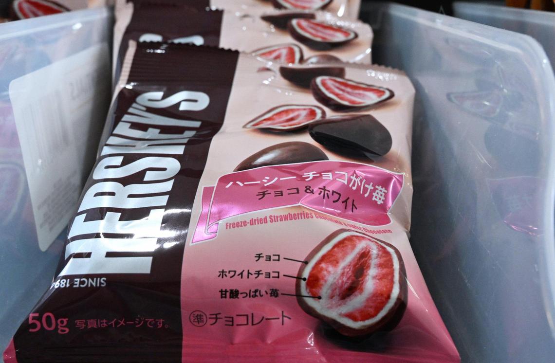 Robert Maynez is a co-owner of Exotii Snaxxs, a business offering snack food and drinks often in Asian-market labeled packaging. Photographed Monday, Oct. 14, 2024 in Fresno.