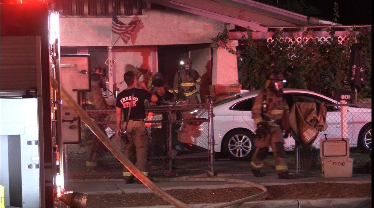 One person died and another was injured after a fire broke out in a Tower District home on Thorne near Olive avenues on Wednesday, June 29, 2022, according to Fresno Fire Department.