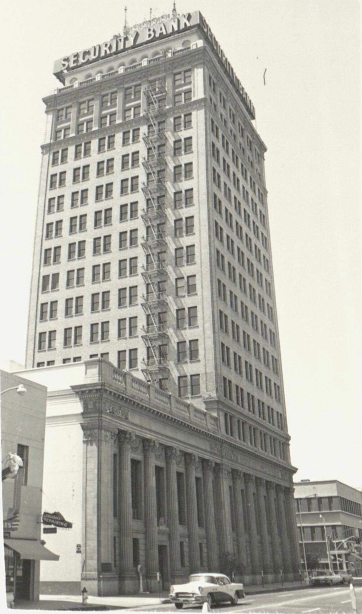 The Fresno County Public Library’s Heritage Center offers a service that provides photos of what homes and businesses and buildings looked like in the 1960s. Among the photos in its database is the Security Bank building located in downtown Fresno.