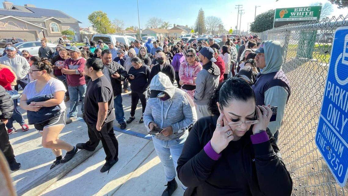 ‘Students are safe.’ Parents urged to stay away from Selma school after police officer shot