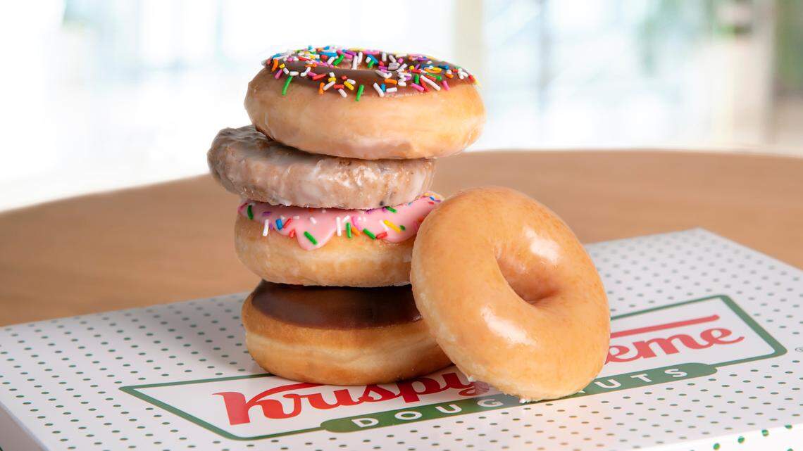 McDonald’s will start selling Krispy Kreme doughnuts at select stores in Louisville, Kentucky, as part of a test. 