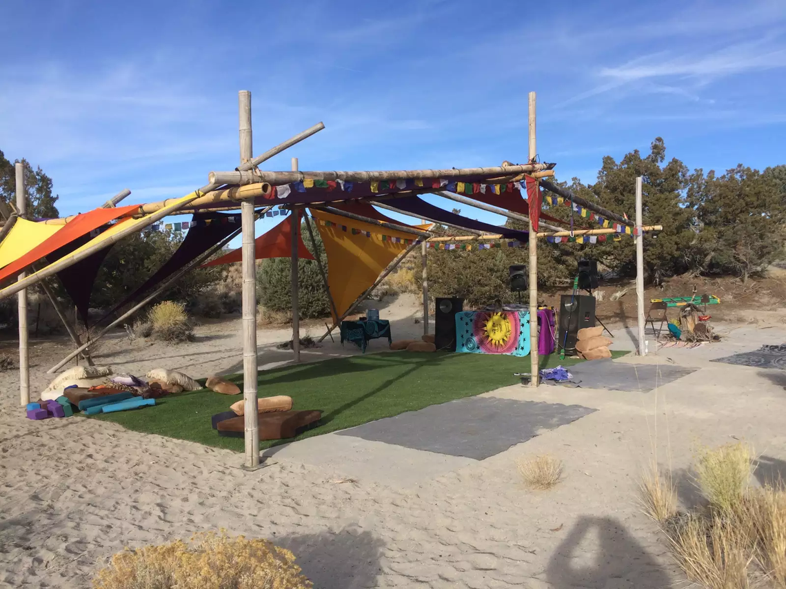 Mono Camp, one of the Yosemite area glamping options available via Hipcamp.com.