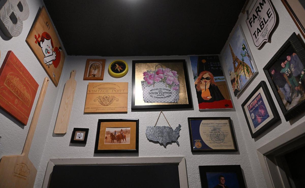 Memorabilia from the chefs’ personal lives are seen on the walls at Smash Bros Bistro.