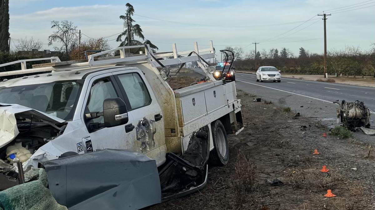 A driver was killed in a two-vehicle collision in Fresno County on Thursday, Dec. 21, 2023.