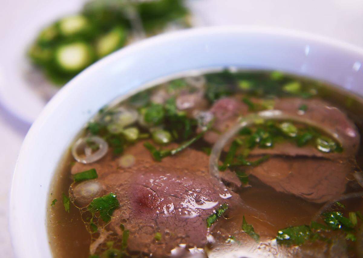 Pho, shown at I Love Pho Menudo & Tacos, located at the southwest corner of ClInton and Fresno Streets, Friday, July 19 2019 in Fresno.