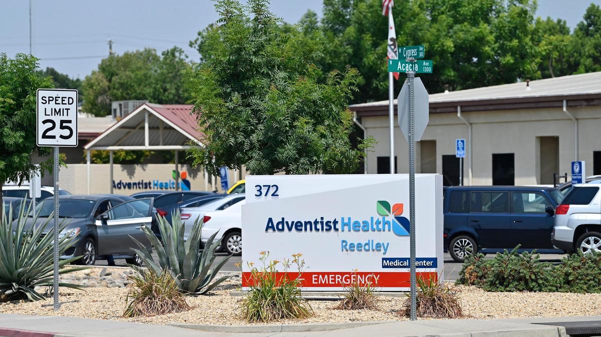 Adventist Health Reedley hospital is seen Monday, July 14, 2025 in Reedley. The hospital is on the list of rural hospitals that could be endangered by funding cuts due to the ‘Big, Beautiful Bill.”