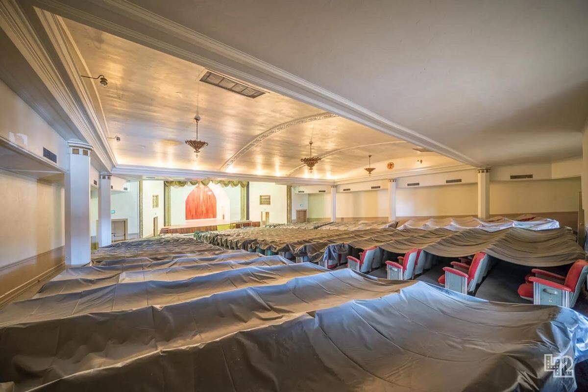 BEFORE: The interior of Hardy’s Theater at 944 Van Ness Street in downtown Fresno, California, as depicted in a 2018 real estate listing. Fresno’s oldest theater opened in 1917 under the name Liberty Theater.