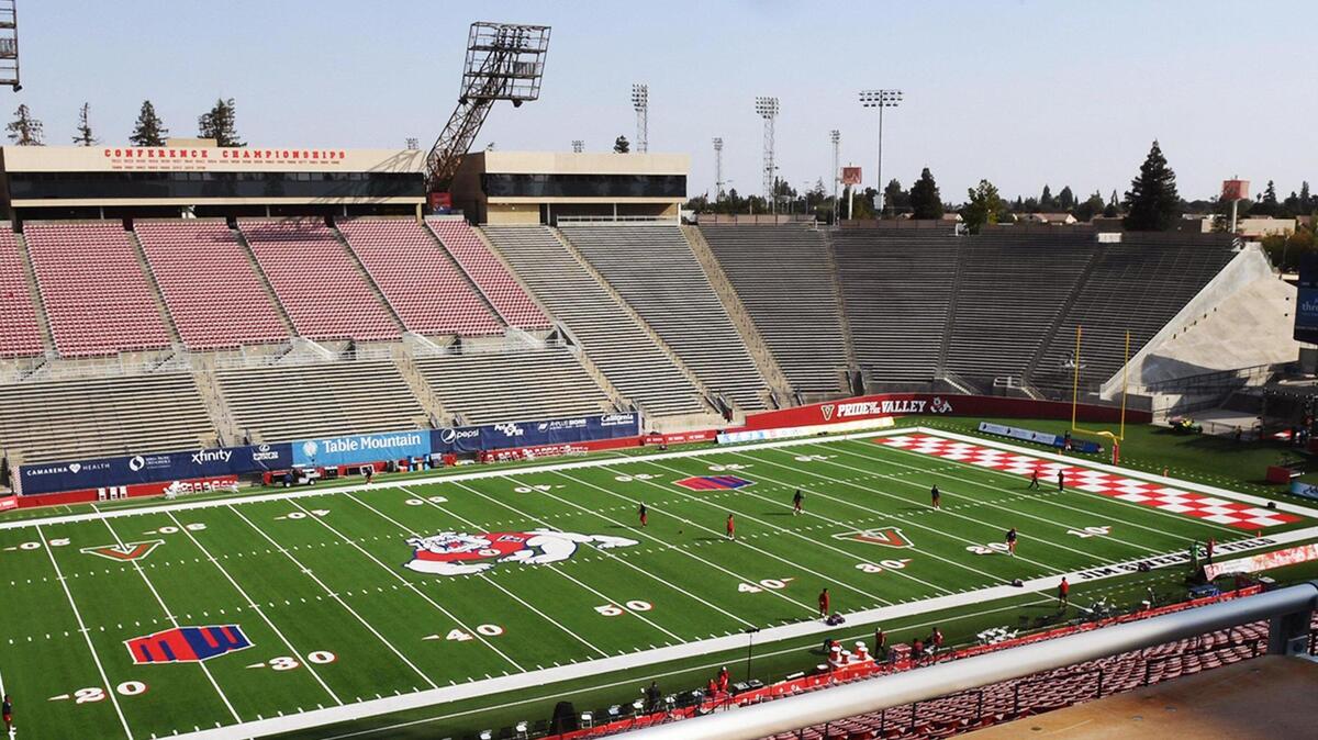 Valley Children’s Stadium at Fresno State is shown in this Bee file photo from October 2020.