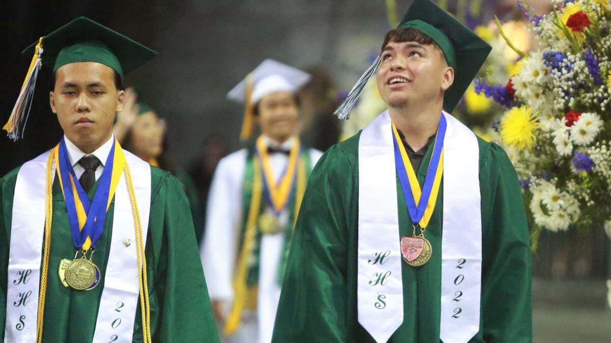 Hoover High School Class of 2022 commencement ceremony Monday night (June 6) at the at the Save Mart Center.