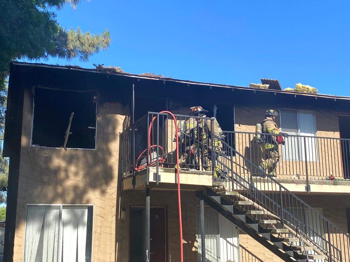 Five apartment units sustained enough damage to be uninhabitable after a fire Tuesday, May 31, 2022, according to Fresno Fire Department.