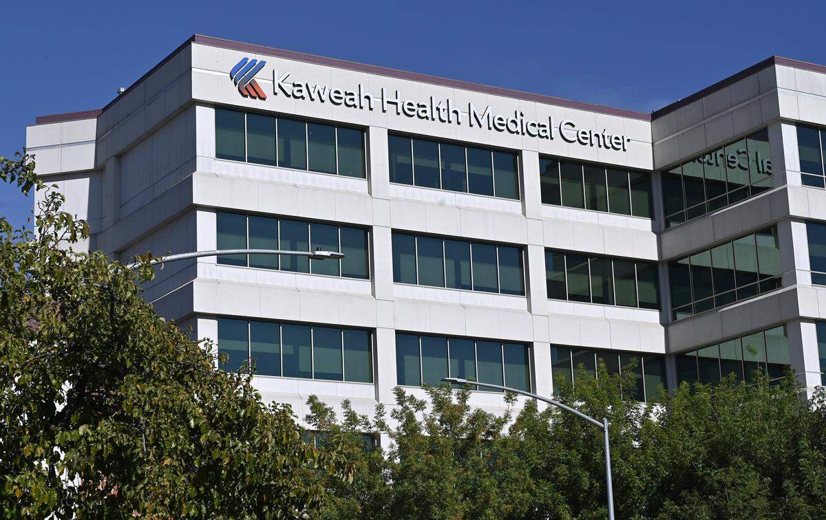 Kaweah Health is facing a state investigation in a wrongful death lawsuit. Photographed Monday, Aug. 4, 2025 in Visalia.