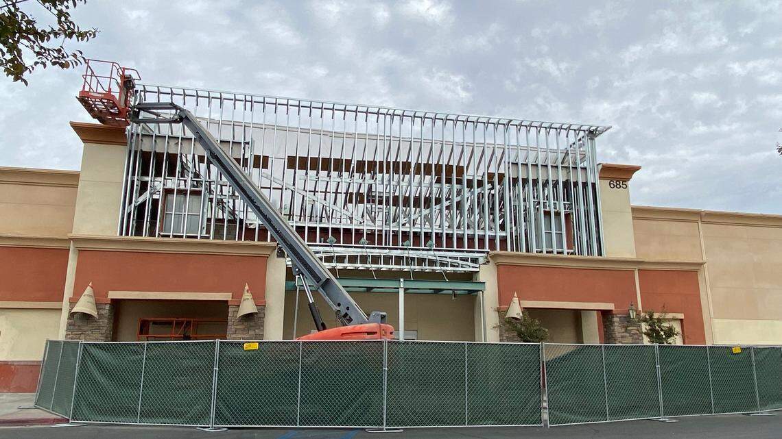 Work has started on the former Office Depot store near Willow and Herndon avenues in Clovis. The spot is getting a new national retailer.