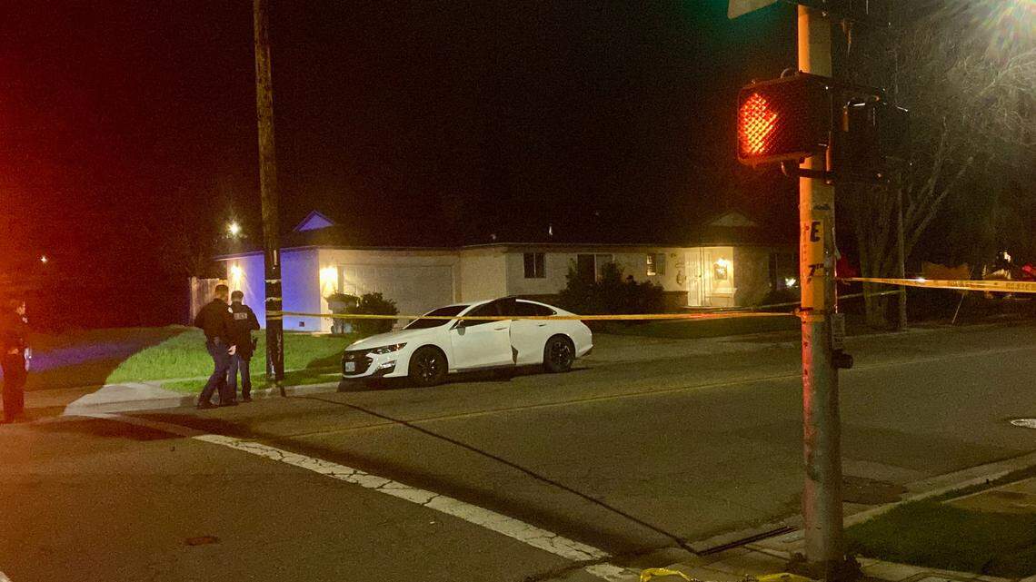 A woman was shot at while inside her vehicle in Fresno, California on Friday, March 8, 2024. Police said the boyfriend allegedly shot at her.