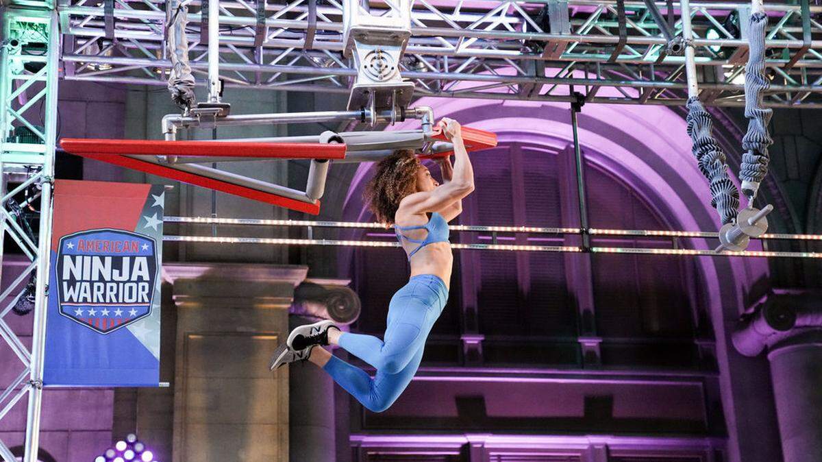 Zhanique Lovett of Visalia, California, is a longtime competitor on NBC’s “American Ninja Warrior.”