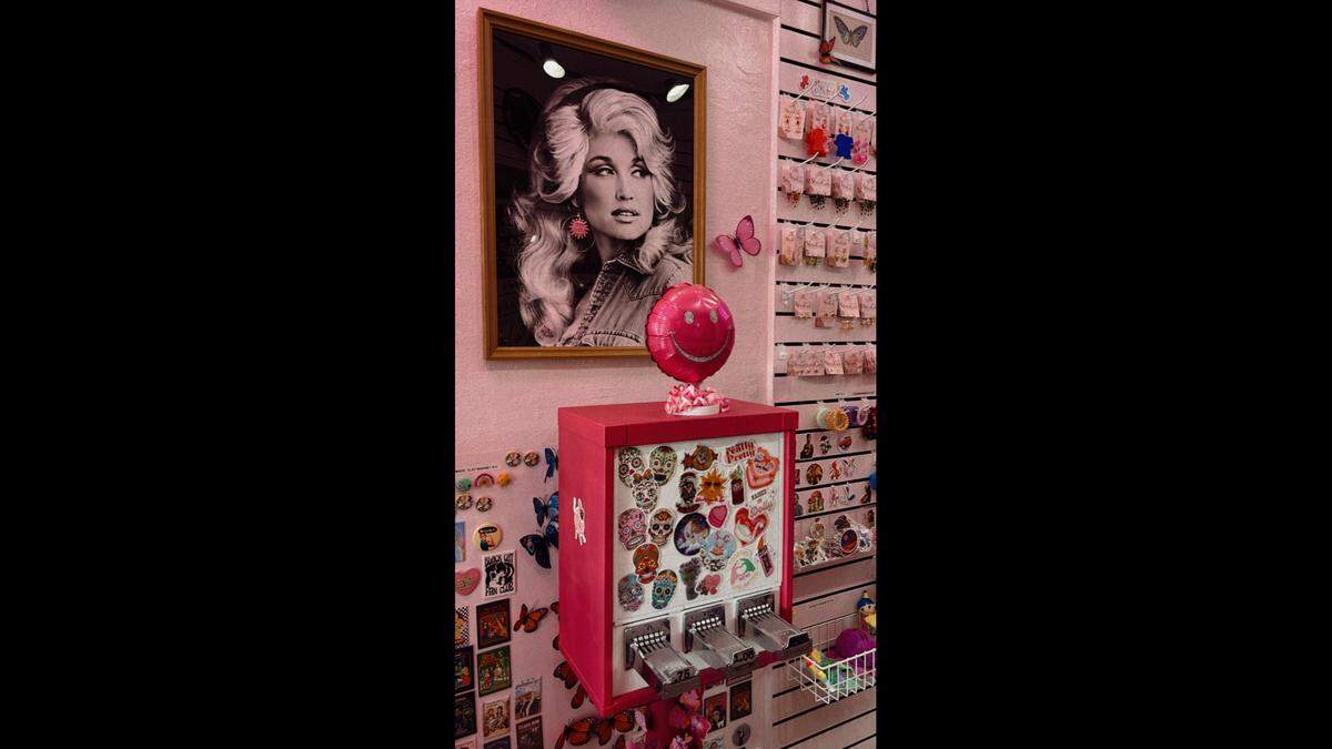SheraChic Boutique sells handmade earrings and other jewelry and accessories, along with stickers, in a tiny shop in Old Town Clovis.