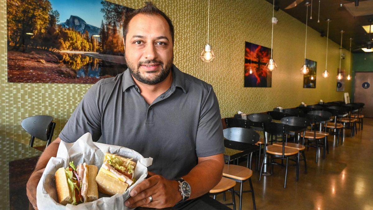 Vahid Misaghi is the owner of Yosemite Deli, which recently opened next to Starbucks on Milburn near Herndon in Fresno. The sandwich shop was formerly a Deli Delicious that has a Yosemite theme.