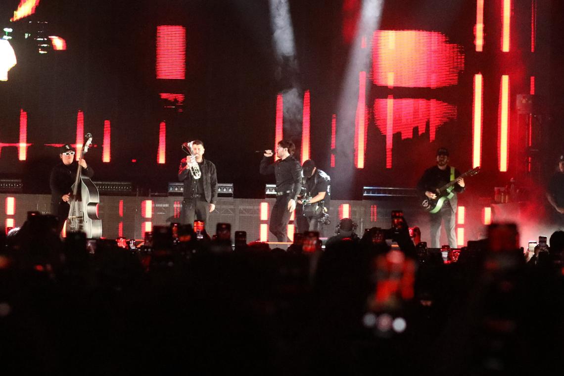 Fresno received Mexican singer Tito Double P with a sold-out concert at the Save Mart Center Friday night (April 18, 2025). His ¡Ay Mamá! Tour is Tito’s first tour in the United States. &nbsp;&nbsp;