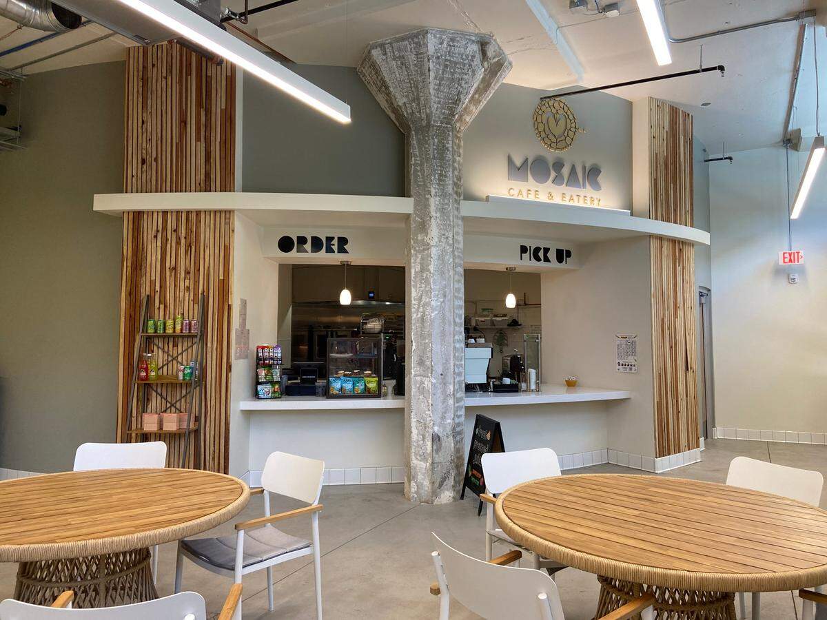 Mosaic Cafe is inside R Street Marketplace in downtown Fresno.