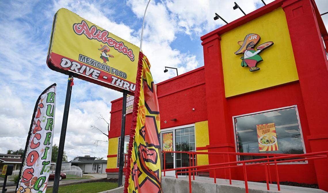 Aliberto’s Mexican Food has opened in a former KFC at Dakota and West avenues.