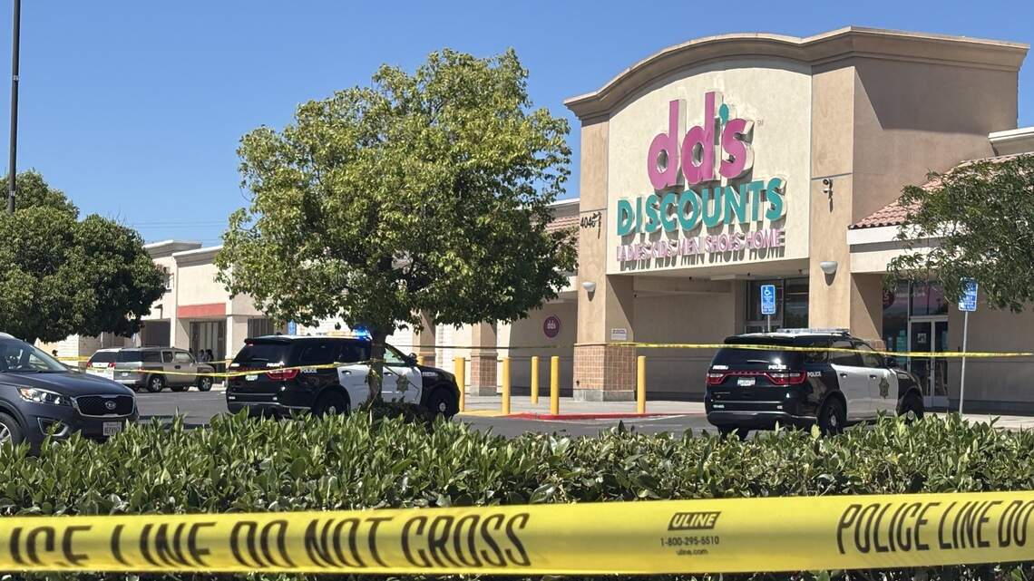 Bystander struck as gunfire erupts in parking lot at Fresno shopping center