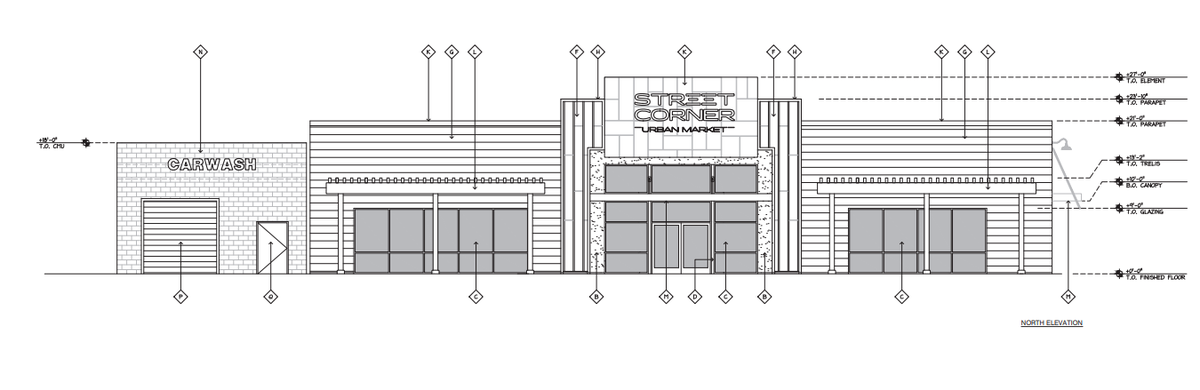 The new gas station coming to the Madera Ranchos will include a car wash and six pumps that each service two cars.