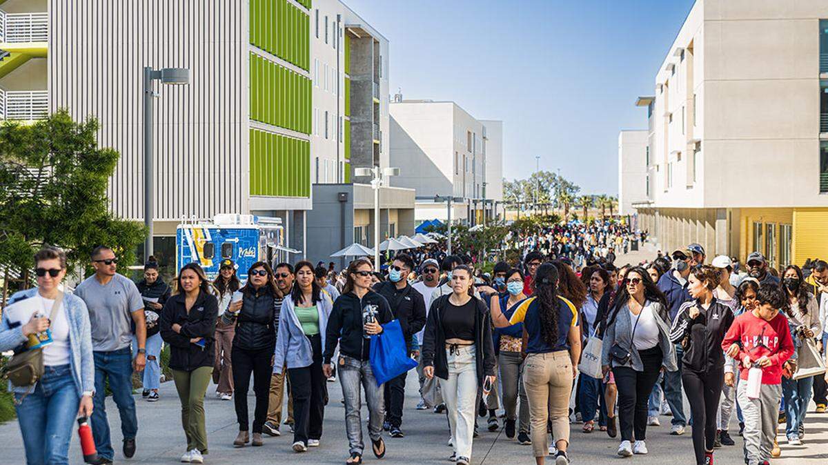 Over 4,000 students attended UC Merced’s record-breaking Bobcat Day open house event on April 23. The university is one of the 45 colleges and universities – representing the University of California, California State University, community college and private university systems - that were selected as inaugural partners for the service-based college opportunity program.