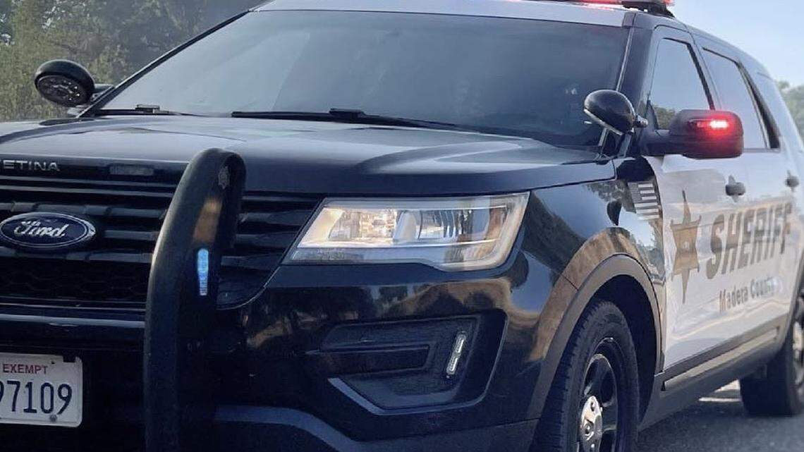 A Madera County Sheriff’s Department patrol car.