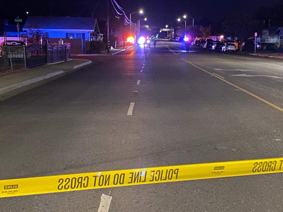 A man was shot and killed in an apparent drive-by shooting in central Fresno on Monday, Oct. 11, 2021.