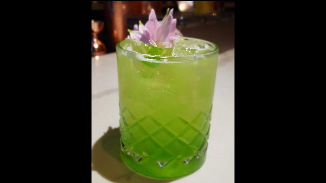 Cocktails like this one are available at The Vyxn, a restaurant and lounge in north Fresno.
