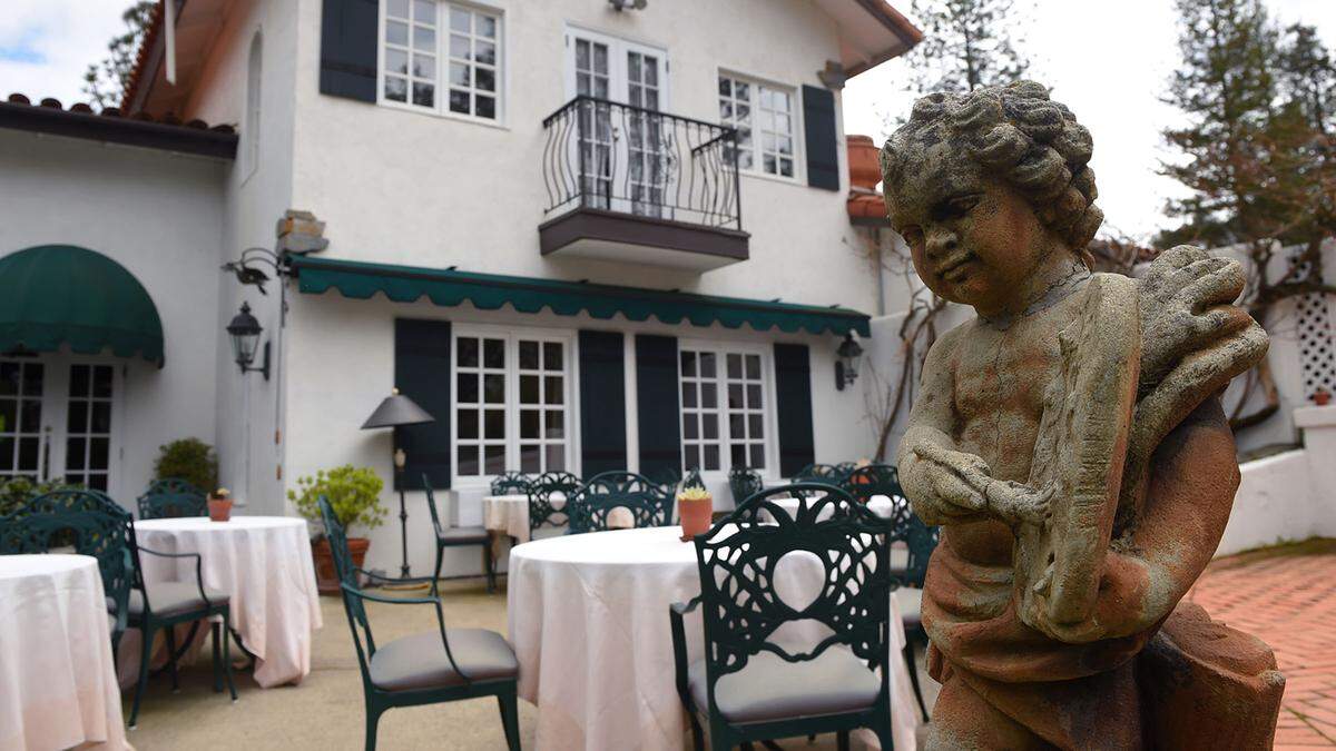 The outdoor patio at The Elderberry House is pictured in this 2019 Fresno Bee file photo.